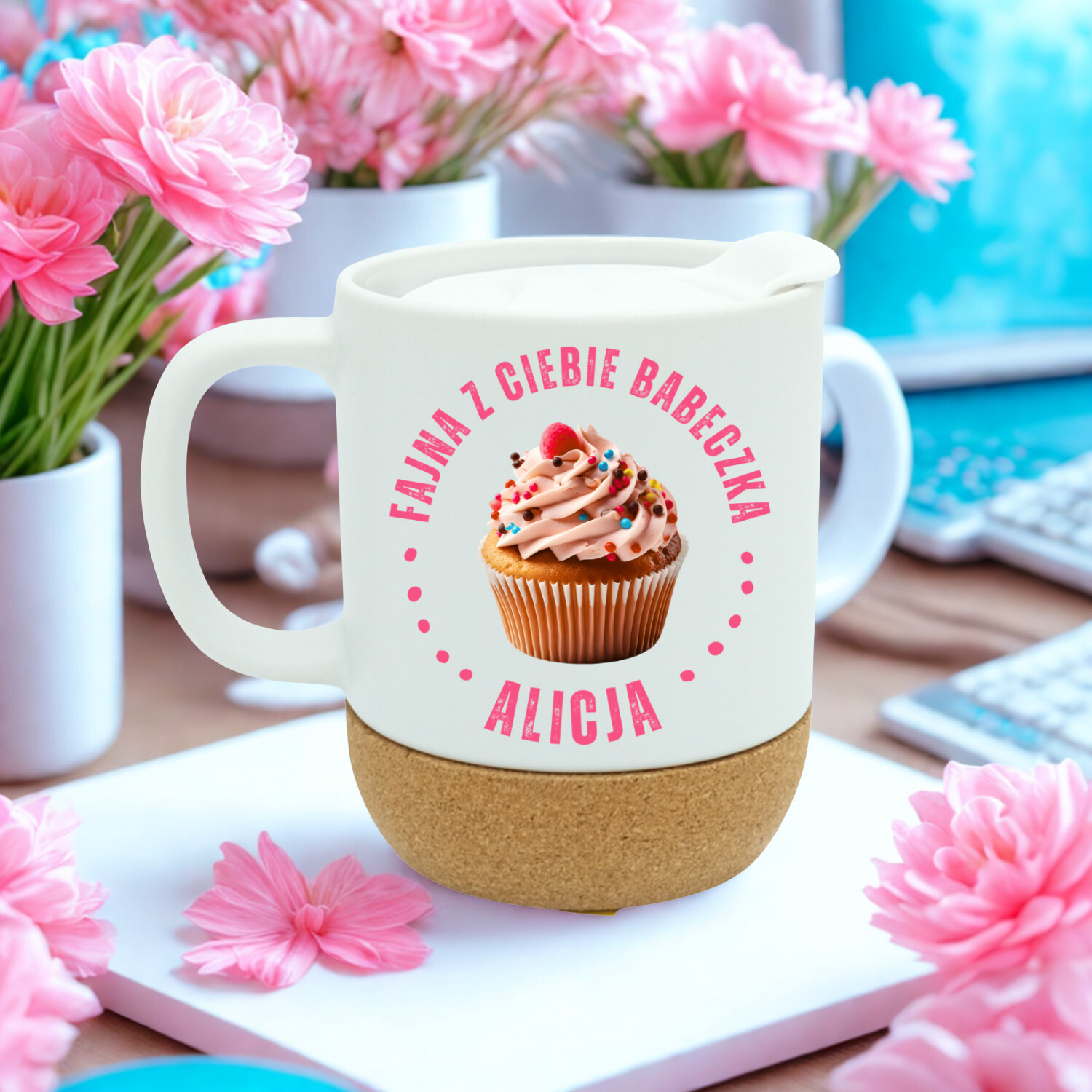 Kubek Corky Cup – matowy z korkiem